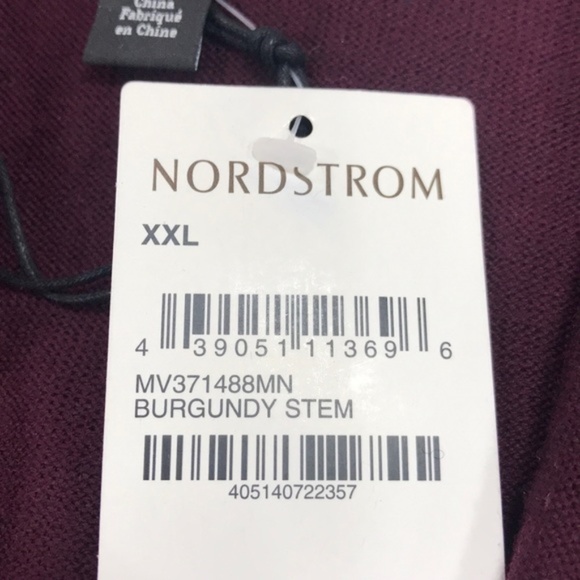 Men's Nordstrom Men's Shop Quarter Zip Wool Pullover - Picture 8 of 8